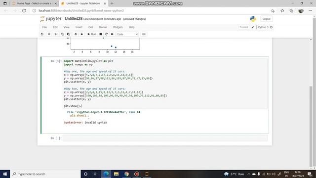 Python Matplotlib scatter | Python Programming|Surbhit chopra| смотреть онлайн