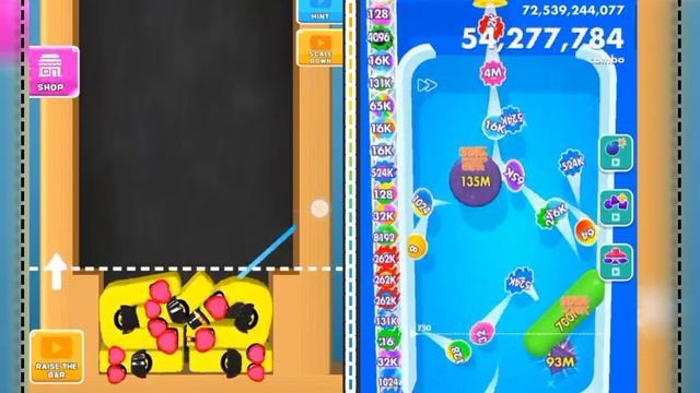 Bounce Merge vs Alphabet jelly puzzle - Ball Run 2048 Game Walkthrough New Update Level part #1 смотреть онлайн