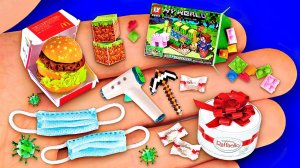 12 ПРОСТЫХ МИНИАТЮРНЫХ РЕАЛИСТИЧНЫХ ВЕЩЕЙ ДЛЯ КУКОЛЬНОГО ДОМИКА БАРБИ