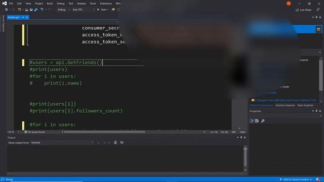 Connecting to Twitter using Python l Python to Twitter смотреть онлайн