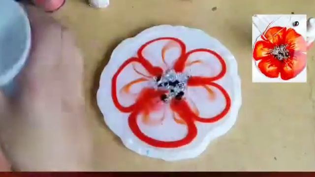Цветы из эпоксидной смолы.Мак смотреть онлайн