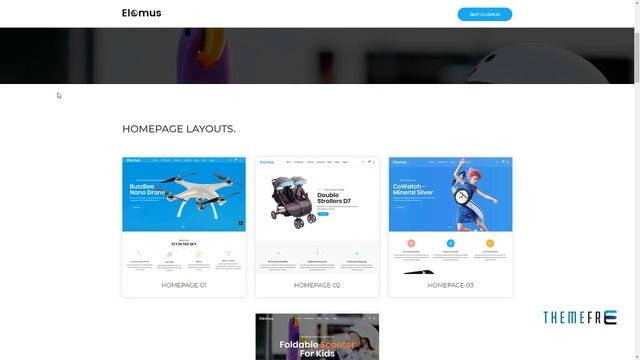 Elomus - Single Product eCommerce Bootstrap 4 Template Thom Ry смотреть онлайн