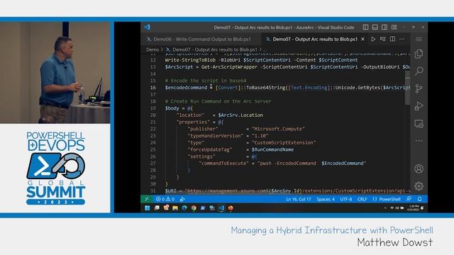 PowerShell Summit 2023: Managing a Hybrid Infrastructure with PowerShell by Matthew Dowst смотреть онлайн