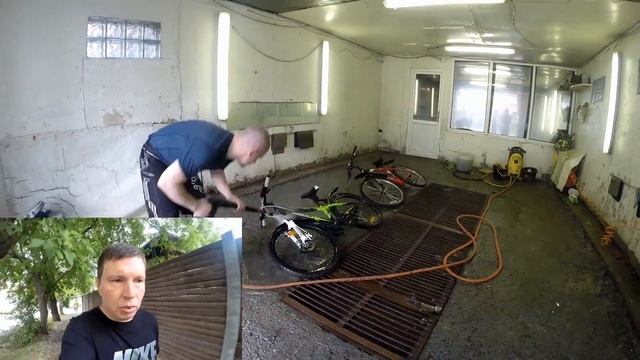 Как помыть велосипед | Где помыть велосипед | Помыть велосипед на автомойке | Веломойка смотреть онлайн