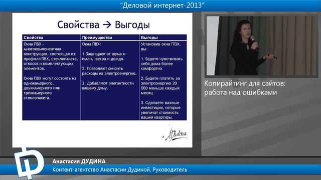 Копирайтинг для сайтов: работа над ошибками смотреть онлайн