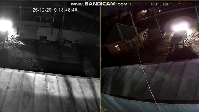 Сравнение Проектной IP камеры с обычной  IP камерой  2MP-25Fps смотреть онлайн
