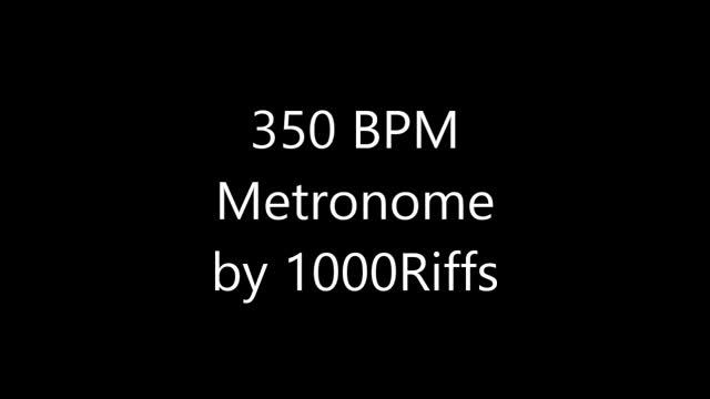 350 BPM Metronome смотреть онлайн