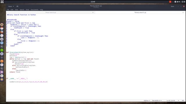 Binary Search with Python смотреть онлайн