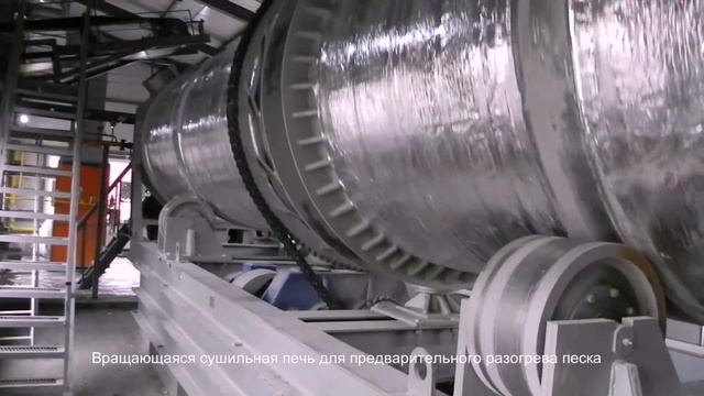 Барабанная сушилка для предварительного подогрева песка 80т/ч смотреть онлайн