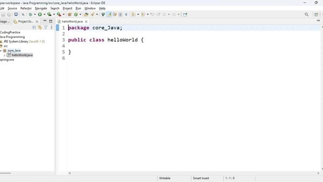 How to create a Java Project in Eclipse IDE смотреть онлайн