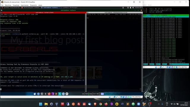 Cerberus - another basic stressing tool simulating DDoS attacks смотреть онлайн