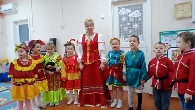 Развлечение для старшего дошкольного возраста «Святки-колядки» смотреть онлайн