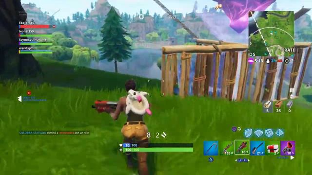 Jugando Fornite Temporada 6