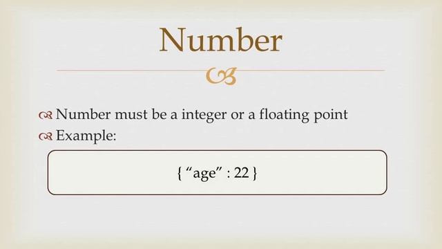 06 number datatype in json смотреть онлайн