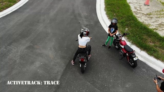 Honda Monkey and CT70 Shots with the DJI Mavic Air смотреть онлайн