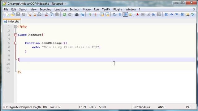 OOP PHP Tutorial 2 - Classes and Objects смотреть онлайн
