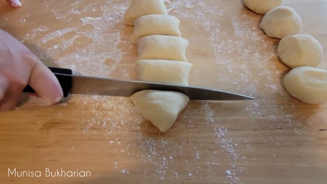 Tatar Somsa | Uniquely shaped samosa recipe | САМСА в духовке смотреть онлайн