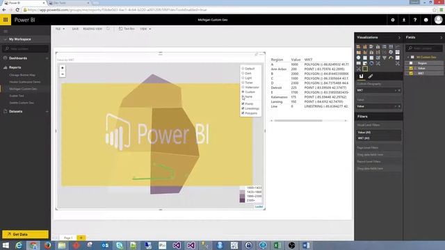 Power BI - Enhanced Map with Leaflet + D3 смотреть онлайн