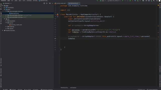 ListView con Kotlin смотреть онлайн