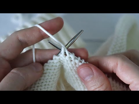 Вяжем вместе ИЗНАНОЧНЫЕ петли Как вязать изнаночные спицами смотреть онлайн
