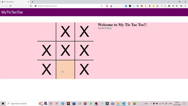 JavaScript Project | Tic-Tac-Toe | Using JavaScript, HTML and CSS | Project| Hindi смотреть онлайн