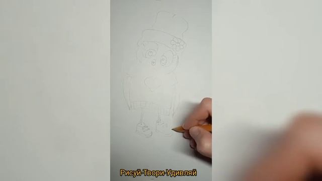 Как просто нарисовать яркую сову на коньках смотреть онлайн