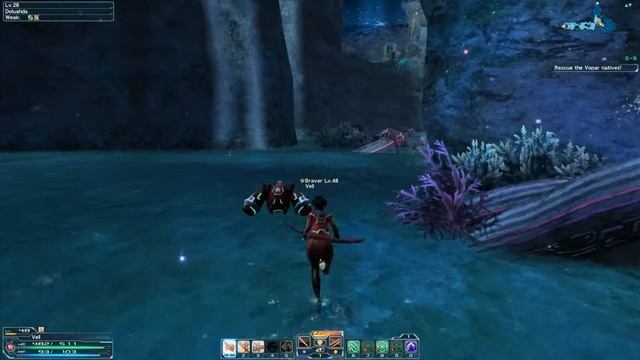 Phantasy Star Online 2 Seabed Gameplay смотреть онлайн