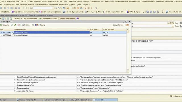 Перевод отчётности на другие языки смотреть онлайн