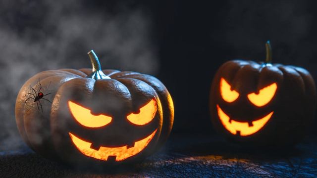 Free screensaver for Halloween HalloweenTwoPumpkins смотреть онлайн