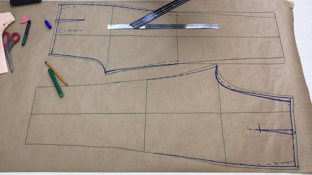 Как сшить женские брюки на любой размер. Часть 1. Выкройка. ВТО брюк. смотреть онлайн