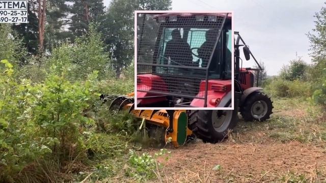 САМЫЙ ПРЕКРАСНЫЙ МТЗ для РАСЧИСТКИ. МТЗ-2022.3 с МУЛЬЧЕРОМ SERRAT FX+ T2000 смотреть онлайн