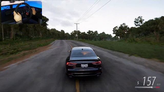 2018 Audi RS5 | Forza Horizon 5 | Steering Wheel Gameplay смотреть онлайн