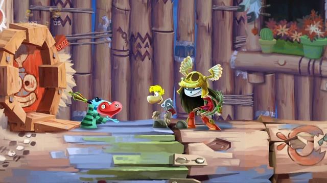 Rayman Legends 2 игрока