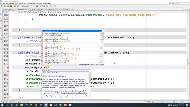 18.4 QLSP - Load dữ liệu cho chức năng sửa смотреть онлайн