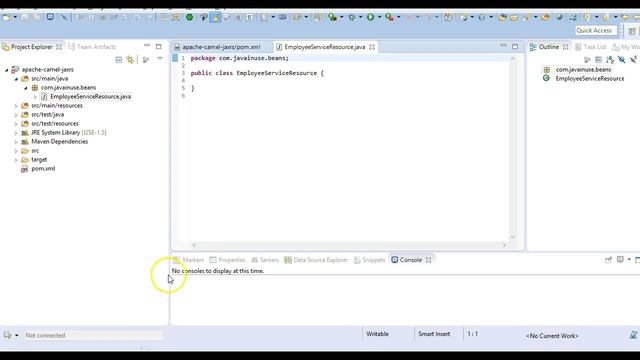 REST Web Service using Apache Camel + JAX-RS Simple Example смотреть онлайн