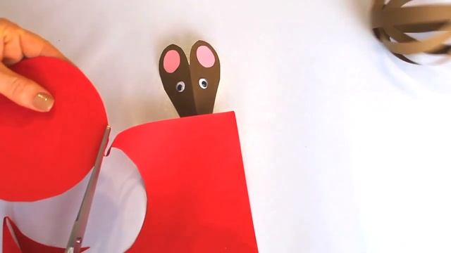 DIY Как сделать мышку из бумаги своими руками. Новогодние поделки из бумаги смотреть онлайн
