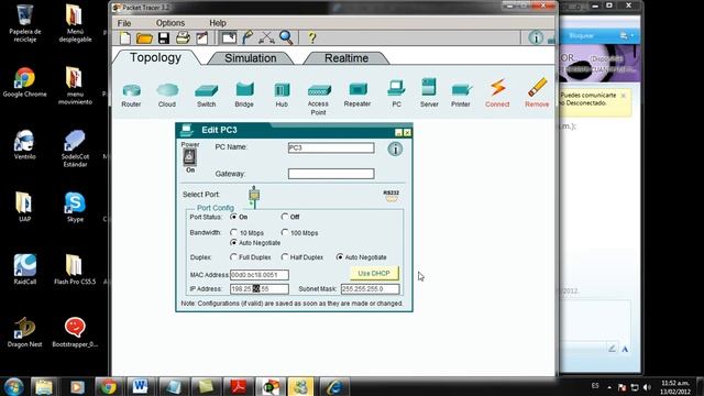 Simulación de dirección IP de Clase C смотреть онлайн
