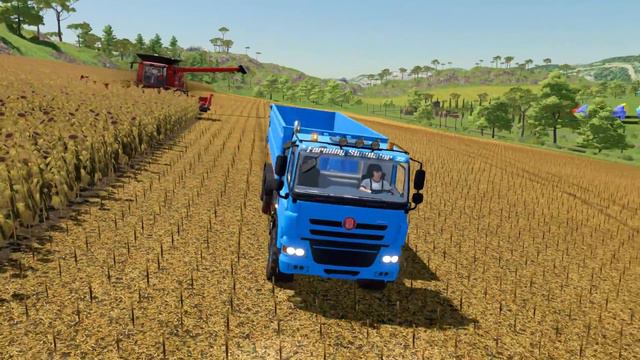 DELIVERY OF DACIA, RIGITRAC, DODGE, FORD, MERCEDES ON COLORED TRAILERS - Farming Simulator 22 смотреть онлайн