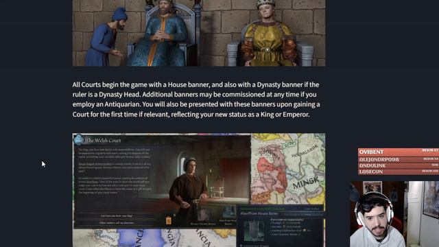 ESTANDARTES Y SUS TIPOS EN CRUSADER KINGS 3 ROYAL COURT смотреть онлайн