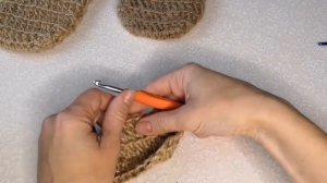 DIY Мочалка рукавичка из джута. Мастер-класс.