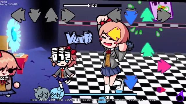 Unlikely Rivals But It's Sayori Vs Syor | FNF COVER смотреть онлайн