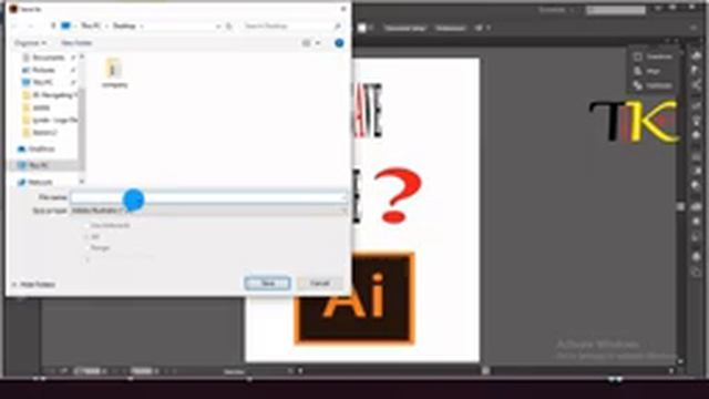 How to save Adobe Illustrator project In AI Format. смотреть онлайн