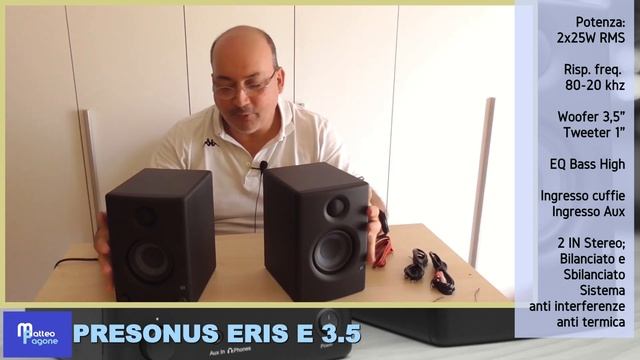 Recensione Presonus Eris E3.5 unboxing #presonus #studiomonitors смотреть онлайн