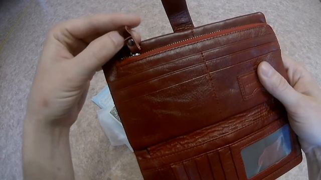 распаковка: кожаный кошелек с алиэкспресс смотреть онлайн