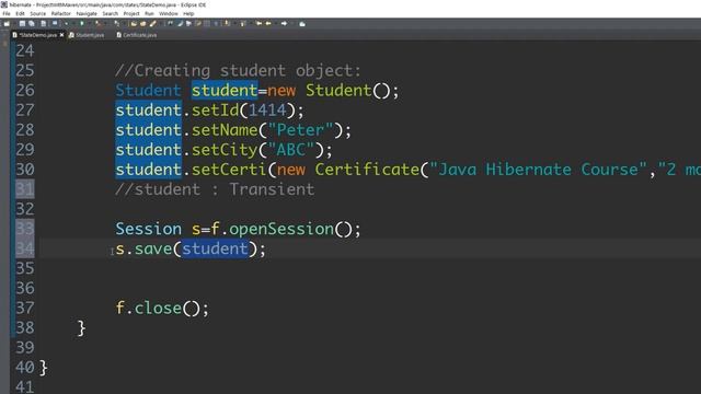 #17. Hibernate Objects States Practical Session смотреть онлайн