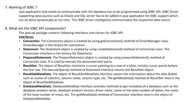 ? Mastering JDBC ? Top Interview Questions and Answers ? Most important Question and answers смотреть онлайн