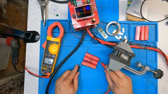 Первый аккумулятор 18650 сварочный аппарат с Aliexpress