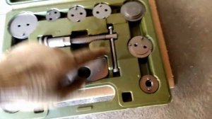 Набор для утапливания поршней тормозных суппортов – 12 предметов! Обзор. Тест.