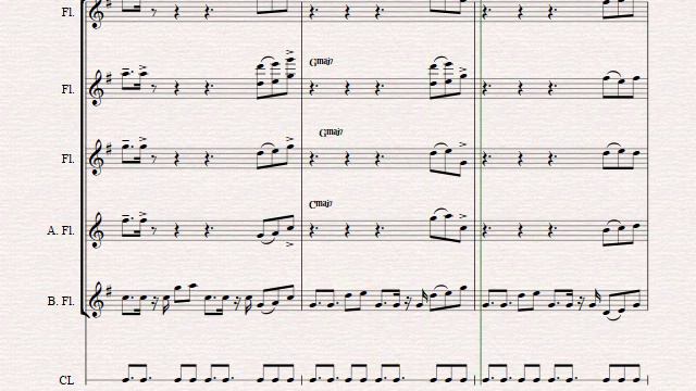 Summer Sun Dance - 11/8 - Folk Dance Style - Flute Quintet смотреть онлайн