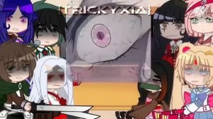 Anime Characters react to each other|part 1 Nezuko Kamado|{TrickyXia} 3K special!?